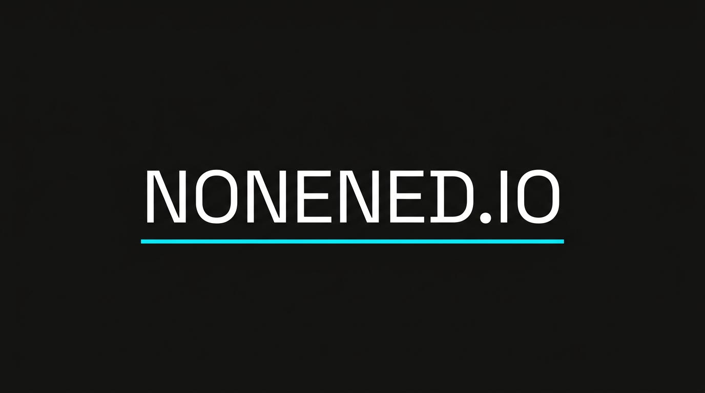 NONENED.IO wordmark